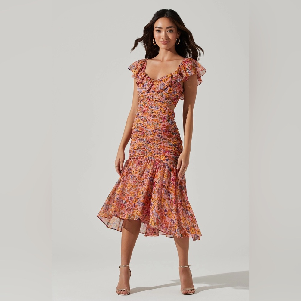 ASTR Devereaux Multi-Floral Dress